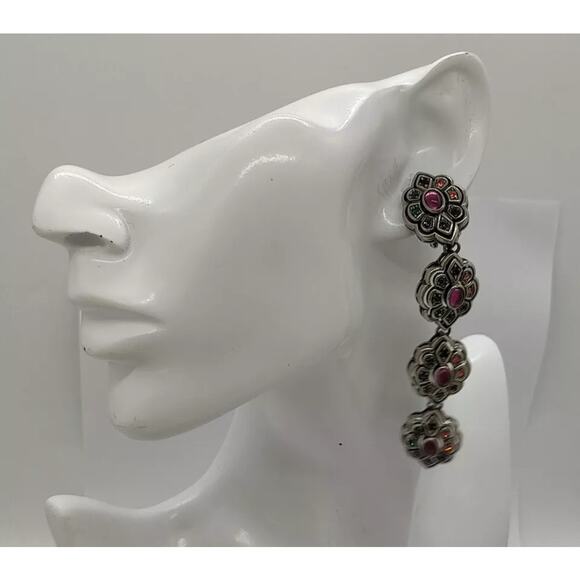 Gucci Crystal Glass Stone Drop Earrings - Picture 7 of 9